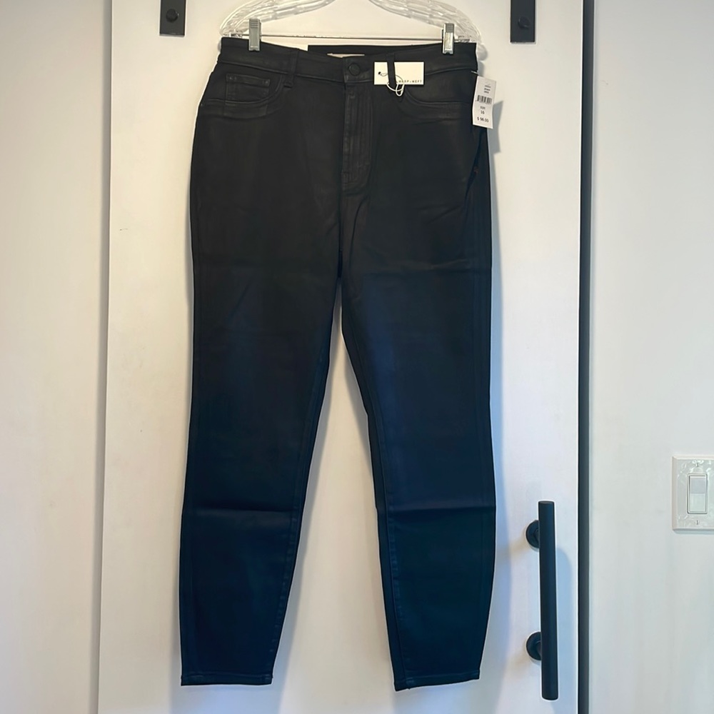 Warp + Weft coated jeans, NWT